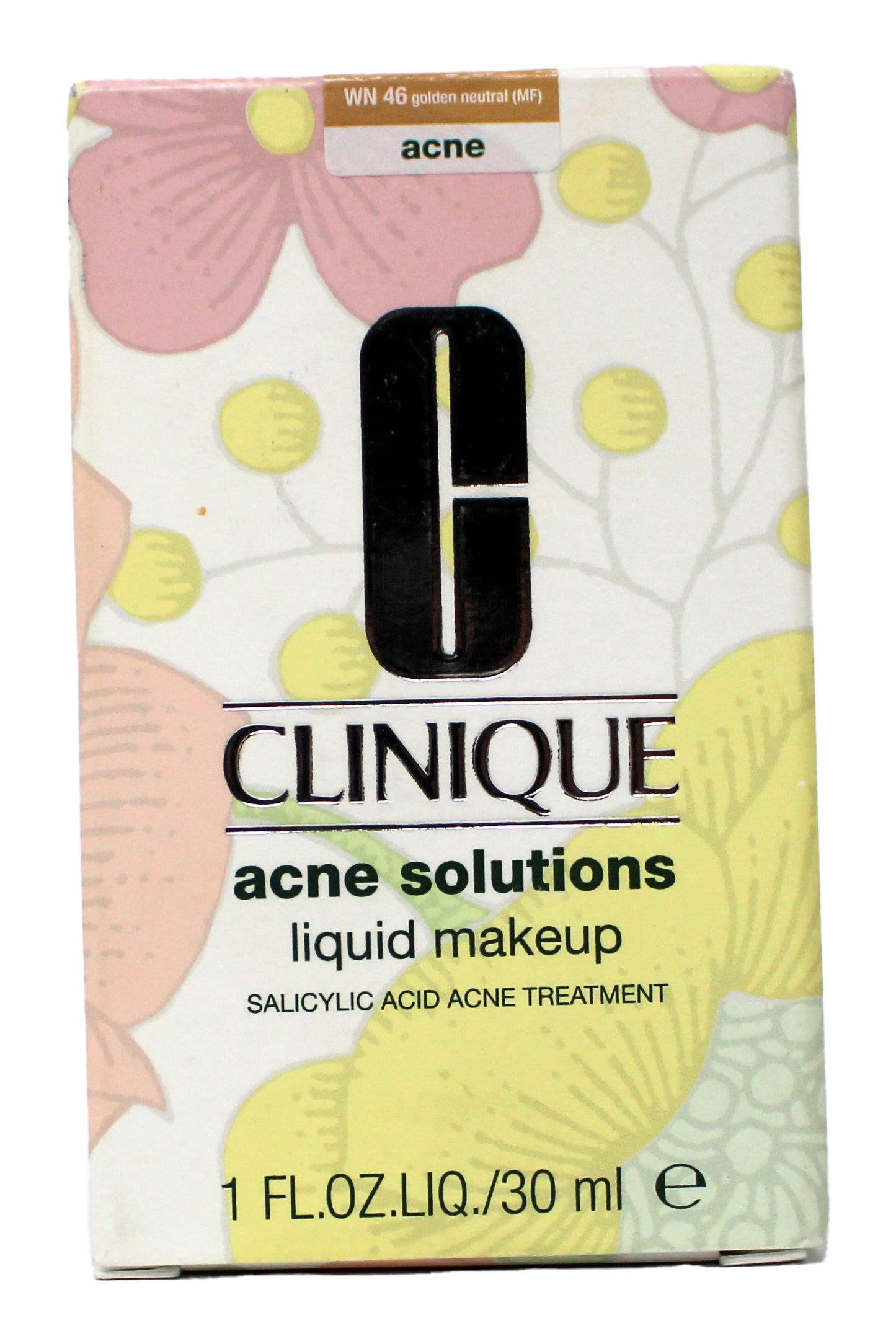 Clinique Acne Solutions Liquid Makeup WN 46 Golden Neutral 1 Ounce