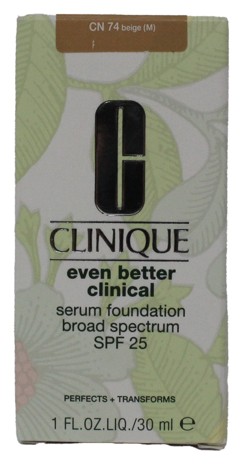 Clinique Even Better Clinical Serum Foundation SPF 25, CN 74 Beige 1 Ounce