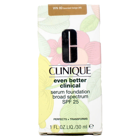Clinique Even Better Clinical Serum Foundation SPF 25 WN 80 Tawnied Beige 1 Oz