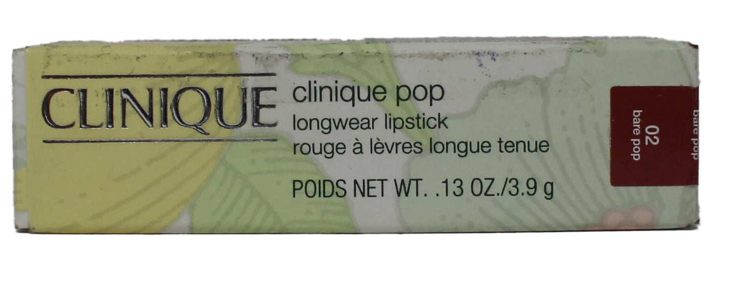 Clinique Pop Longwear Lipstick Bare Pop