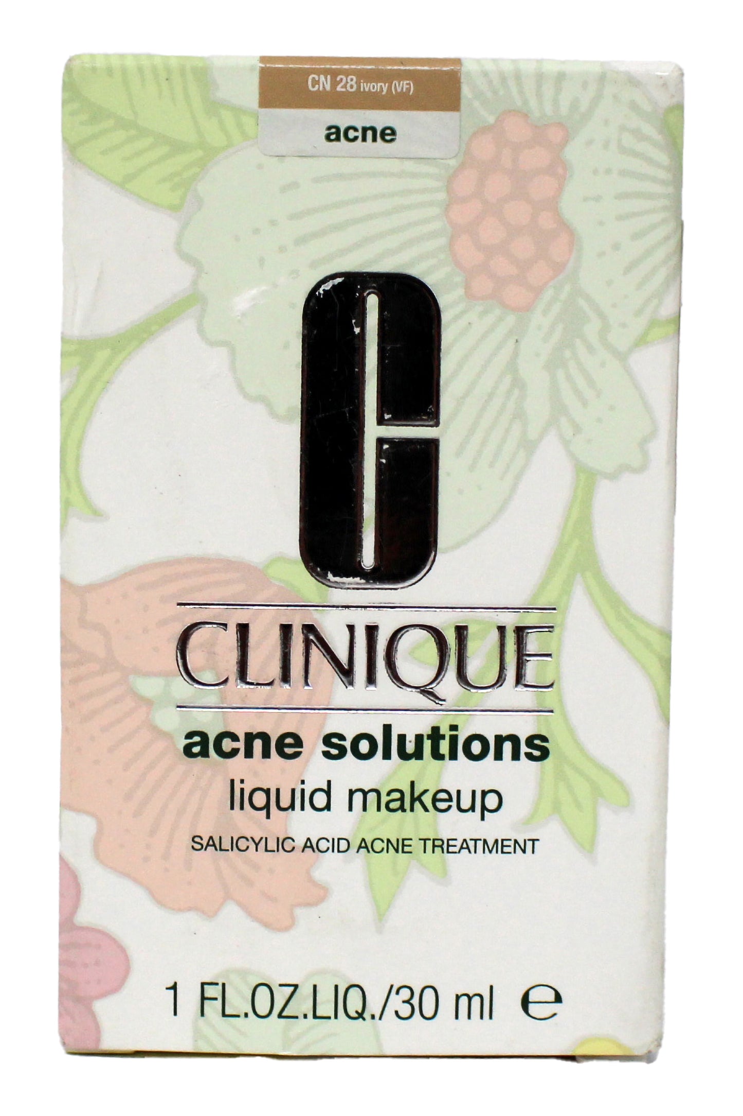 Clinique Acne Solutions Liquid Makeup CN 28 Ivory 1 Ounce