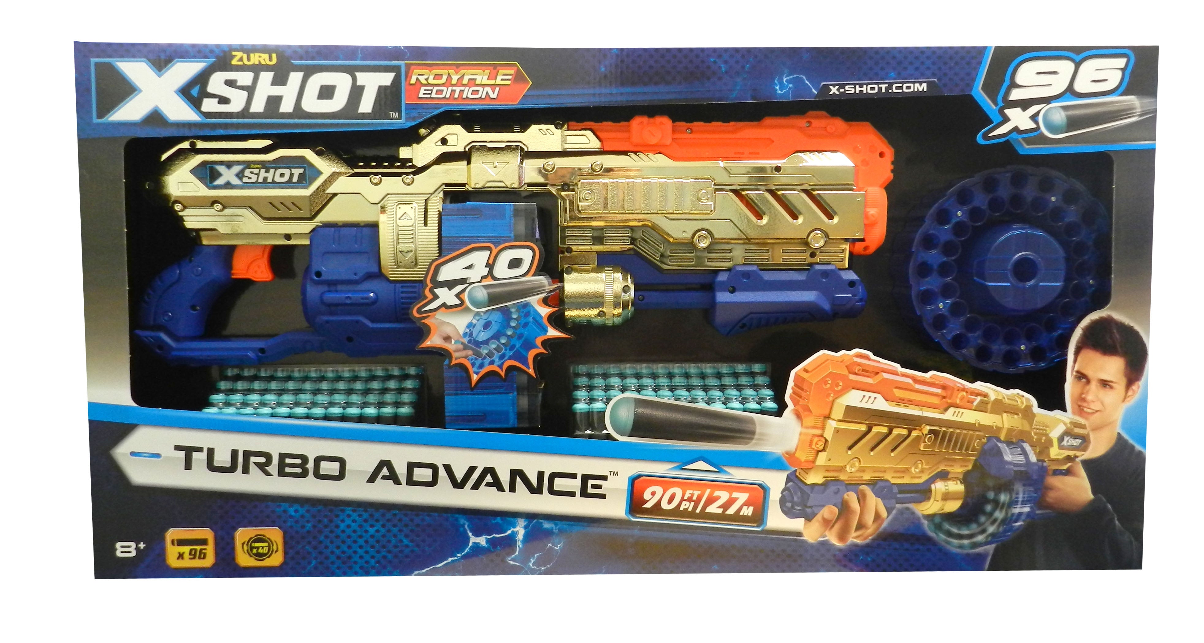 Zuru X-Shot Royale Edition Turbo Advance Golden Blaster – Skin