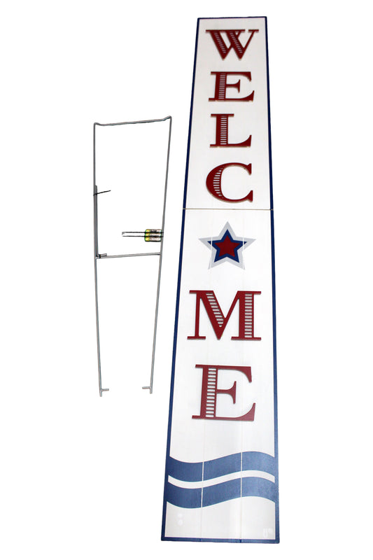 Member's Mark Pre-Lit 72 Inch Welcome Star Porch Sign
