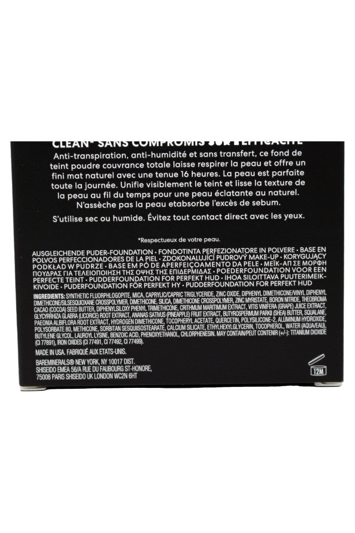 bareMinerals Barepro 16HR Skin-Perfecting Powder Foundation Light 25 Cool 0.3 Oz