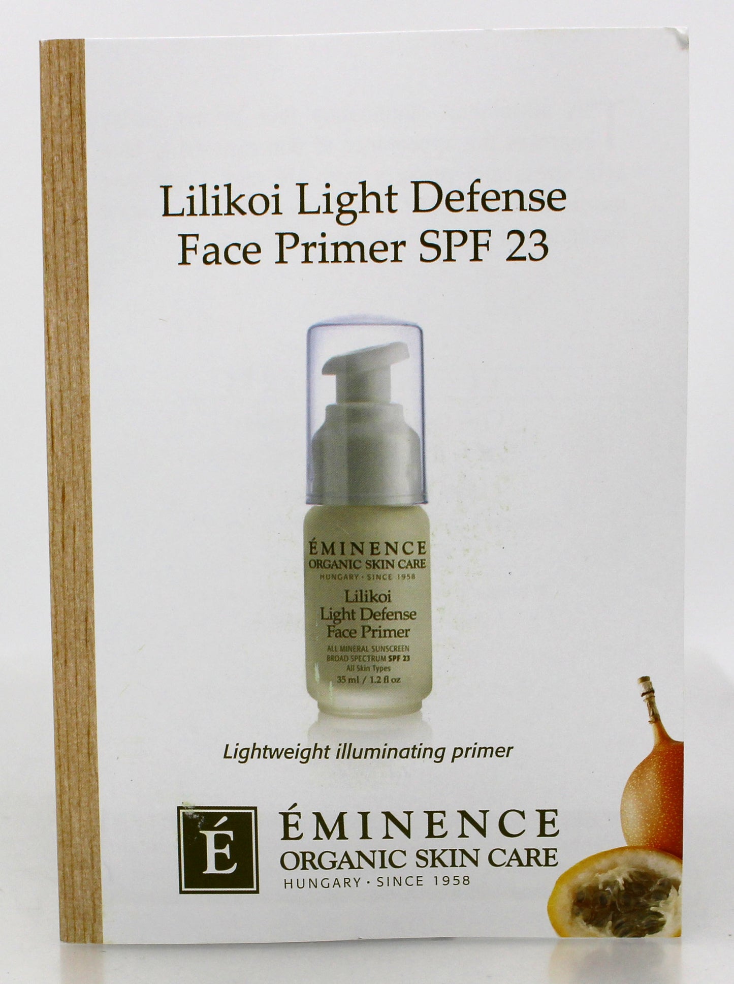 Eminence Lilikoi Light Defense Face Primer Sample Size