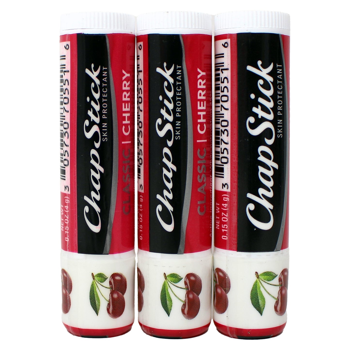 Chapstick Classic Cherry Skin Protectant 3 Pack