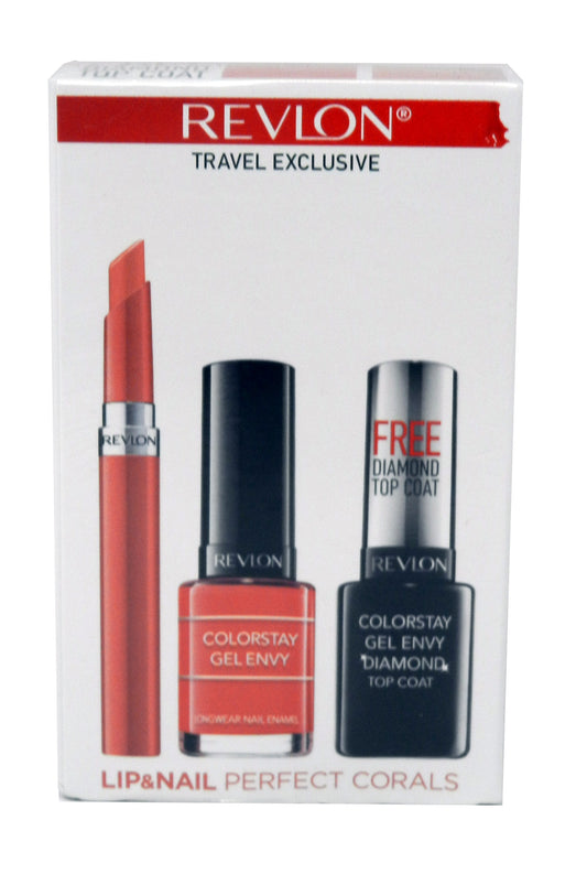 Revlon Travel Exclusive Lip & Nail Perfect Corals Set