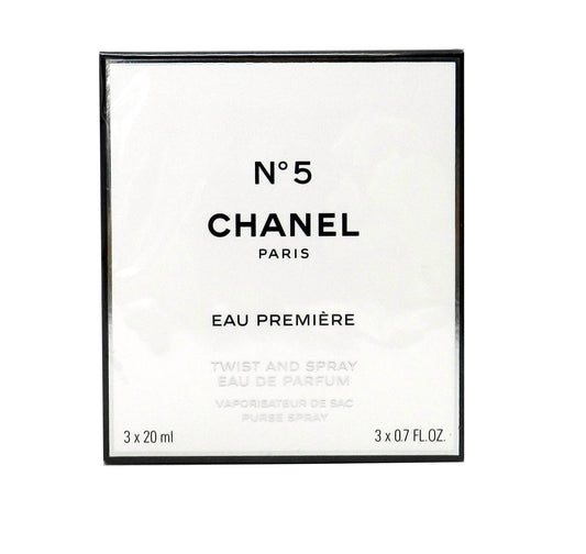 Chanel No. 5 Eau Premiere Twist And Spray Eau De Parfum 3 X 0.7 Ounce