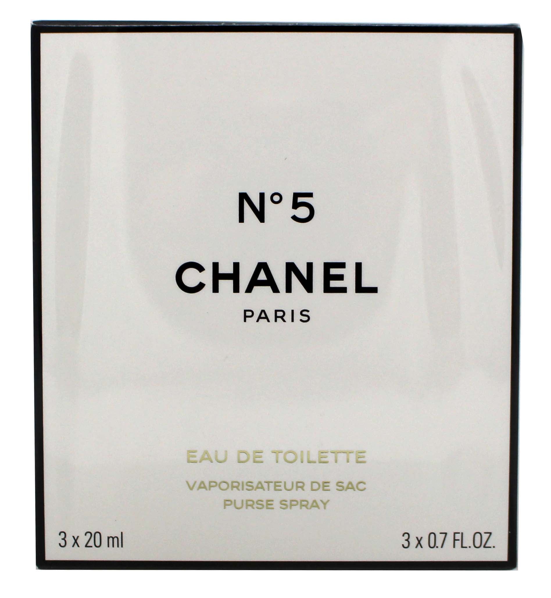 Chanel No 5 Eau De Toilette Purse Spray 3 X .7 Ounces – Skin Perfect ...