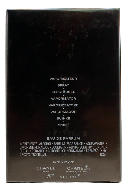 Chanel Allure Homme Sport Eau Extreme Spray 3.4 Fl Ounce