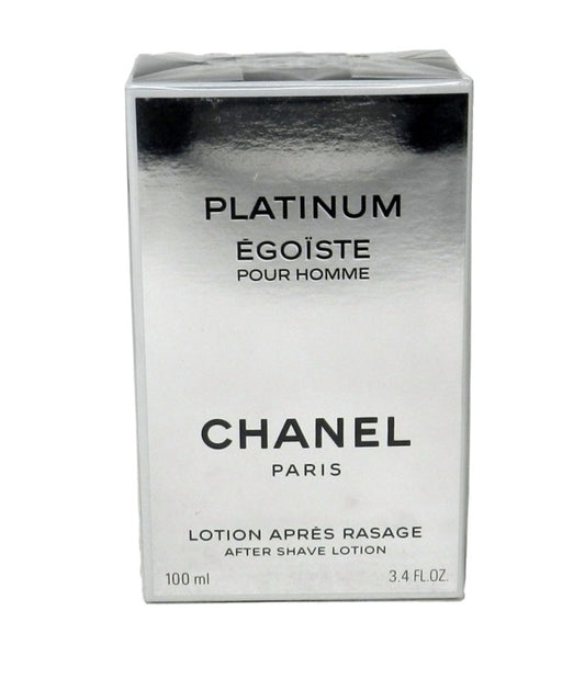 Chanel Platinum Egoiste After Shave Lotion 3.4 Ounces