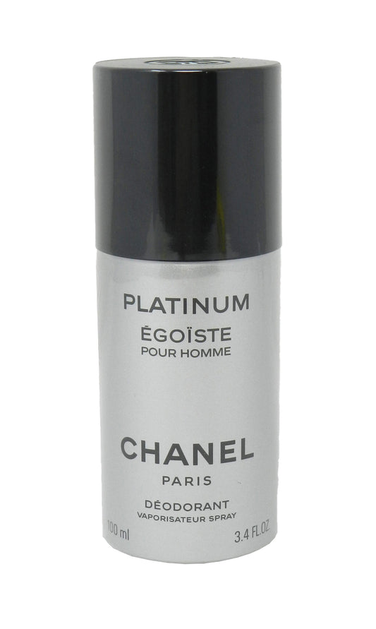 Chanel Platinum Egoiste Pour Homme Deodorant Spray 3.4 Ounces