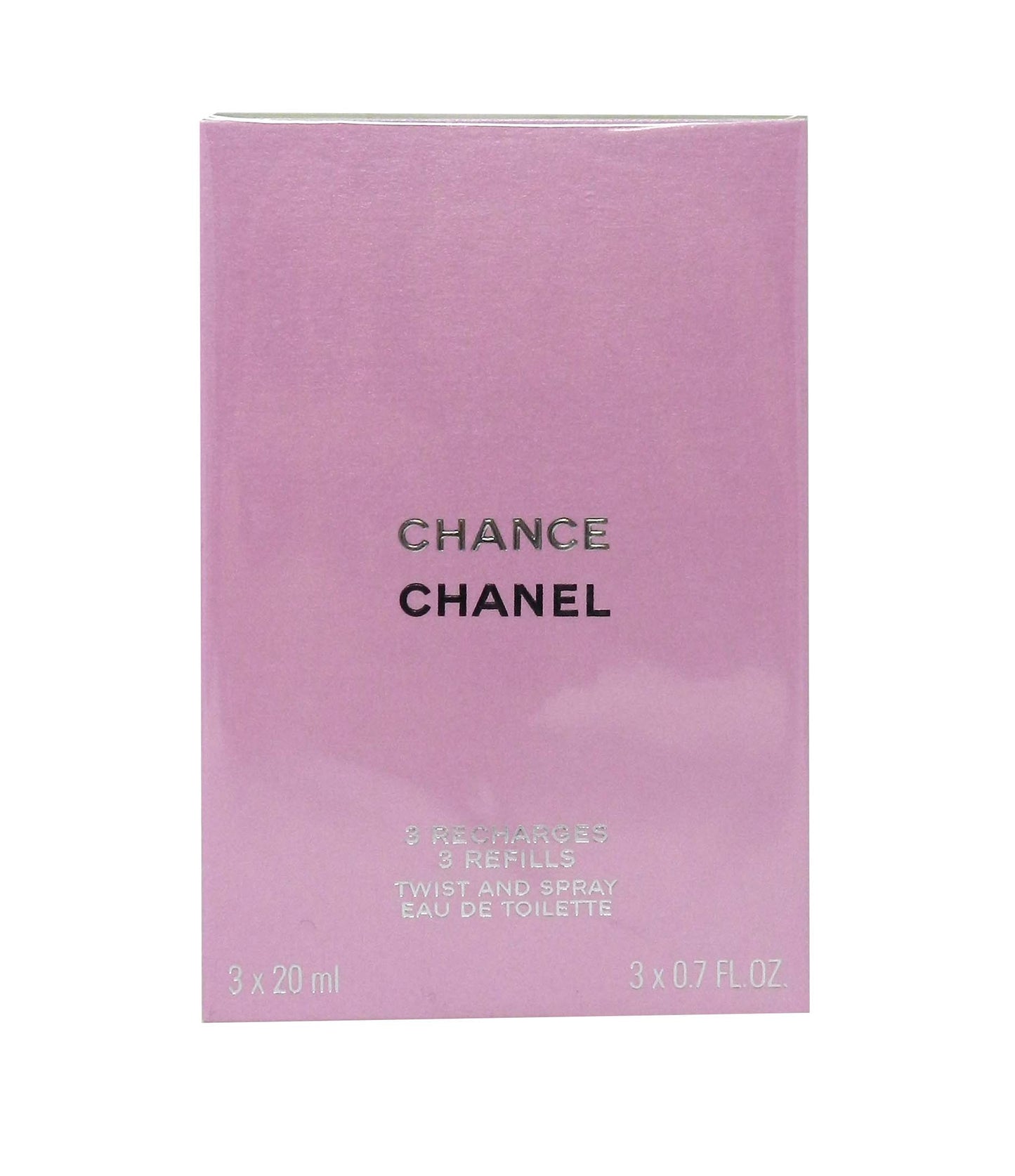 Chanel Chance Eau De Toilette Twist & Spray Set 3 X 0.7 Ounces