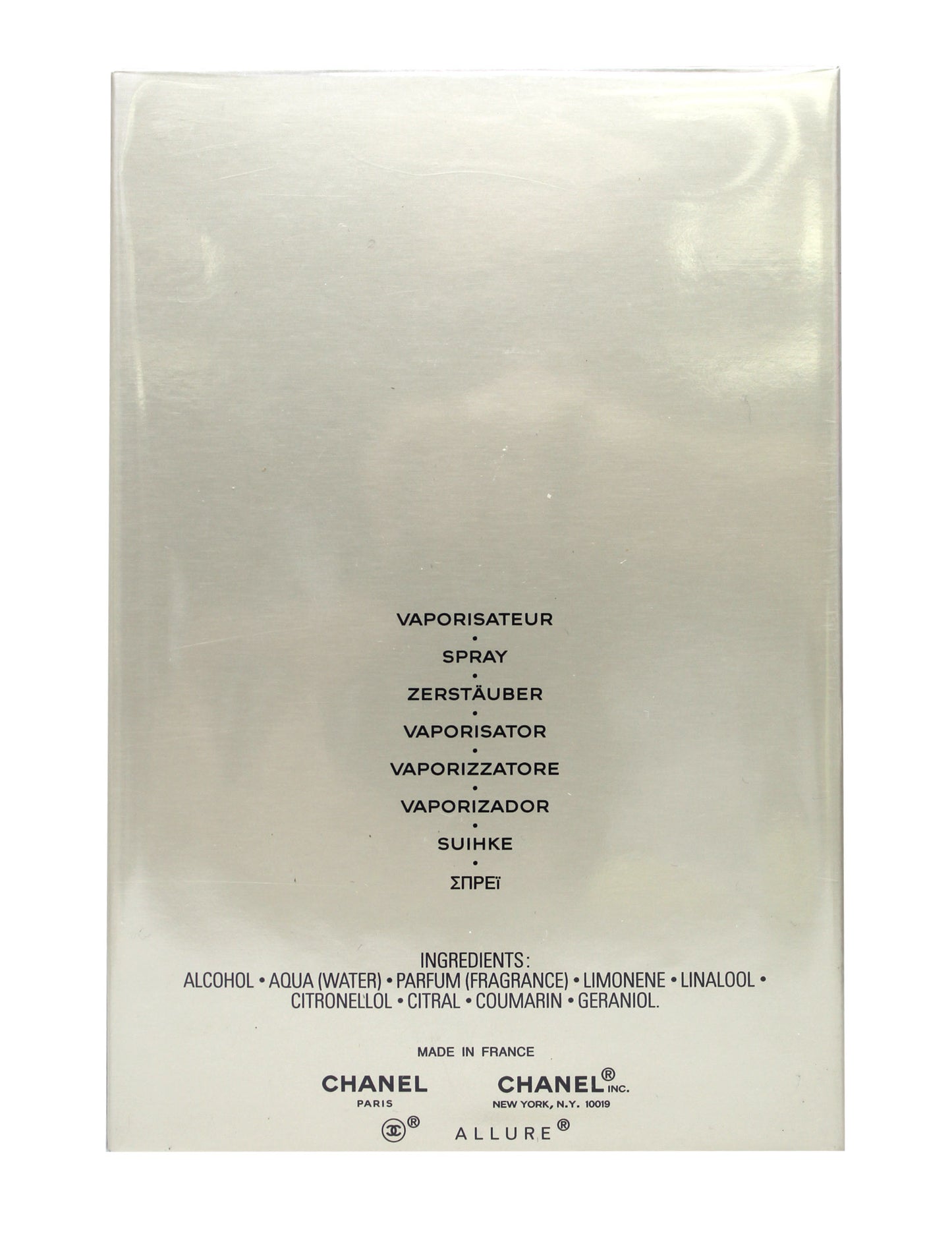 Chanel Allure Homme Blanche Edition Eau De Parfum 5 Ounces