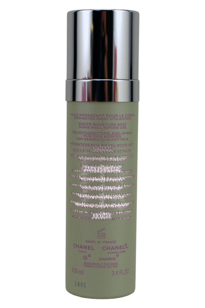 Chanel Chance Eau Fraiche Sheer Moisture Mist 3.4 Fl Ounce