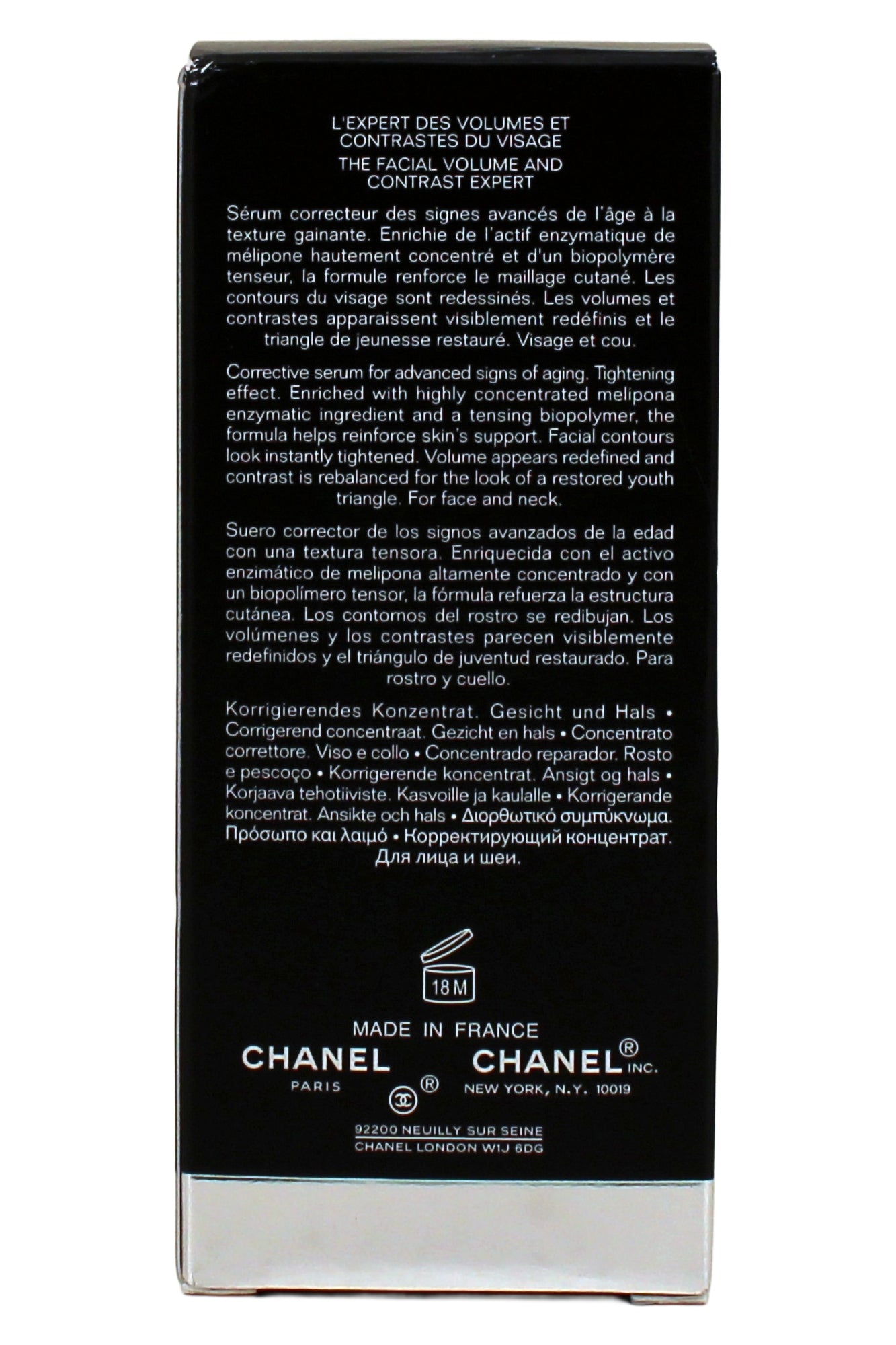 Chanel Le Lift Pro Contour Concentrate Corrects Refeifnes Tightens 1.7 Fl Ounce