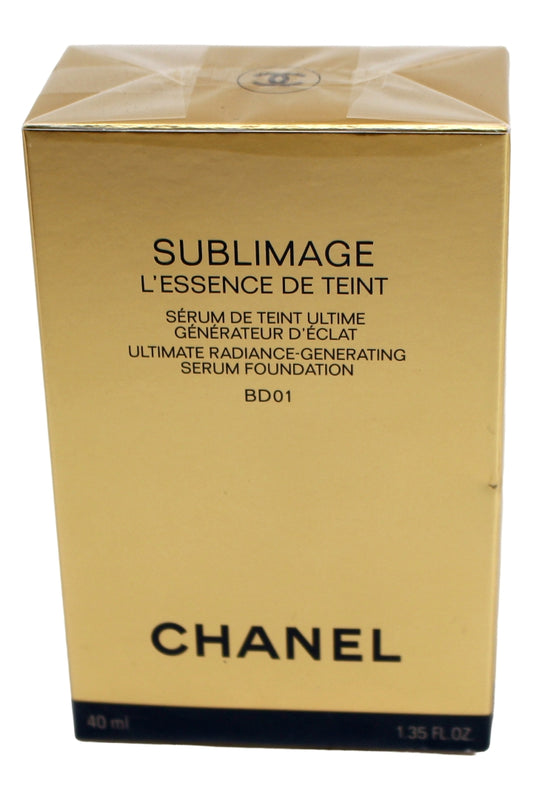 Chanel Sublimage L'Essence De Teint Ultimate Radiance Generationg Serum Foundation BD01 1.35 Fl Ounce
