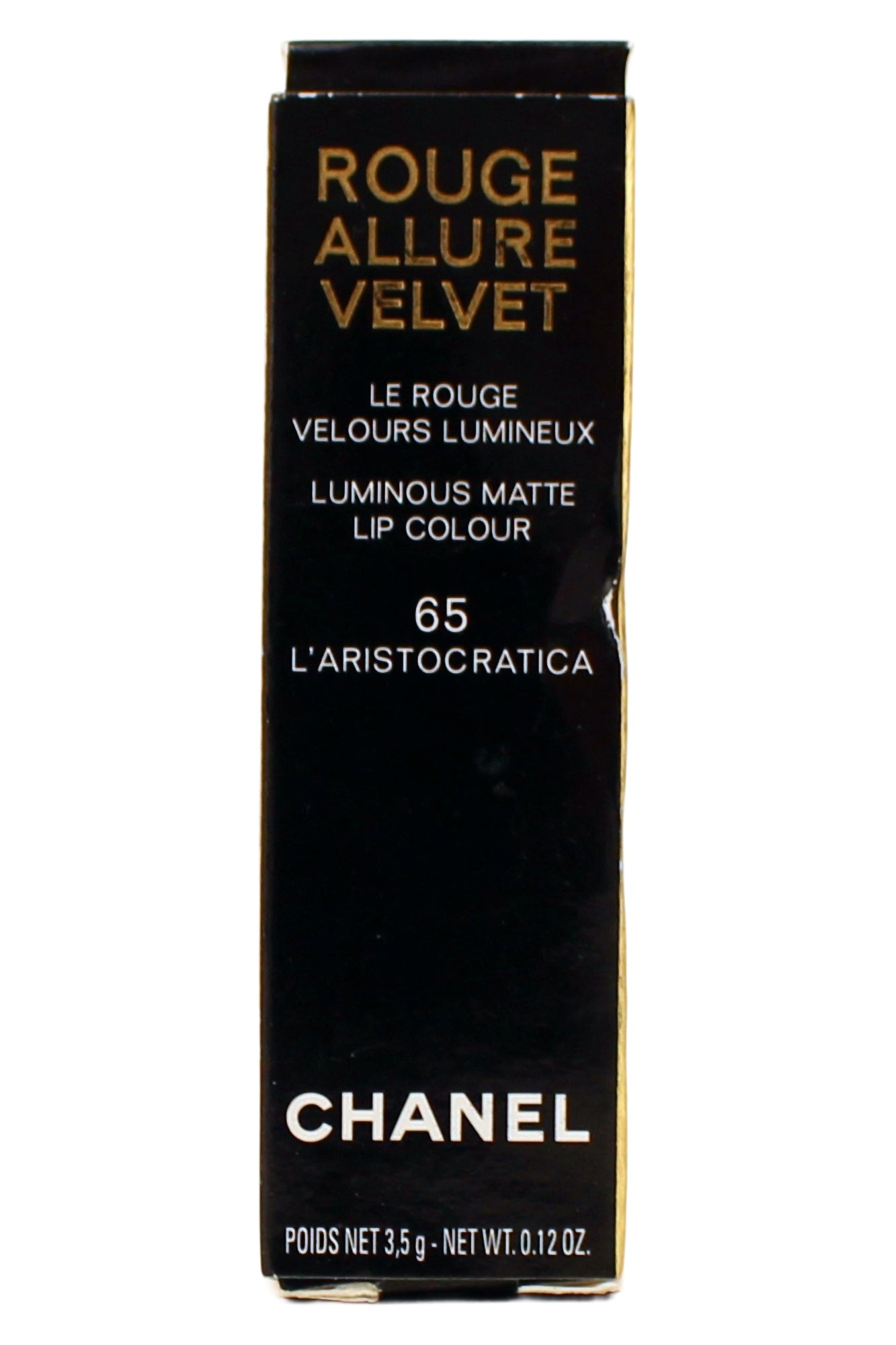 Chanel Rouge Allure Velvet Matte Lip Colour 65 L'Aristocratica 0.12 Ounce
