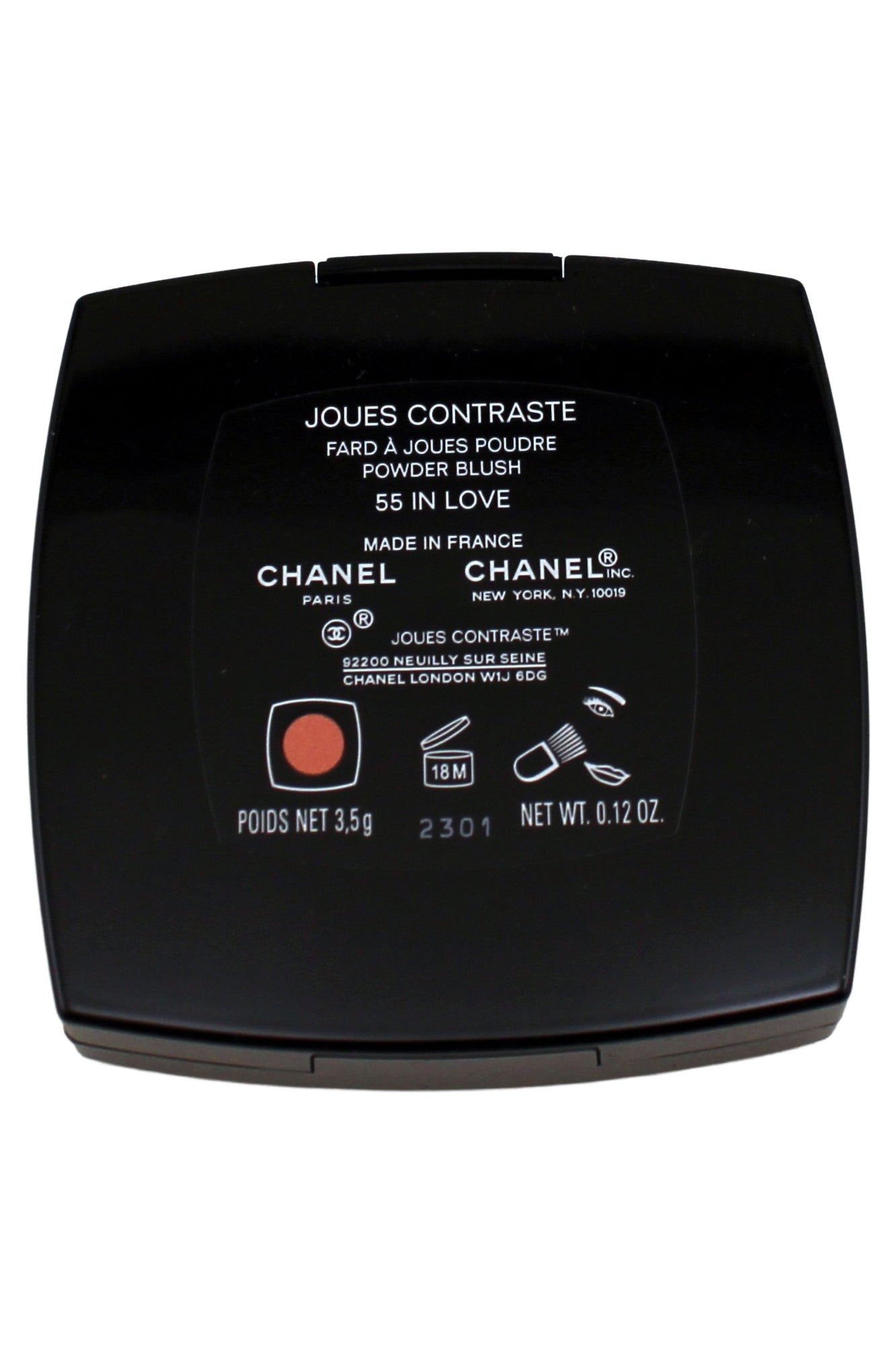 Chanel Joues Contraste Powder Blush 55 In Love 0.12 oz