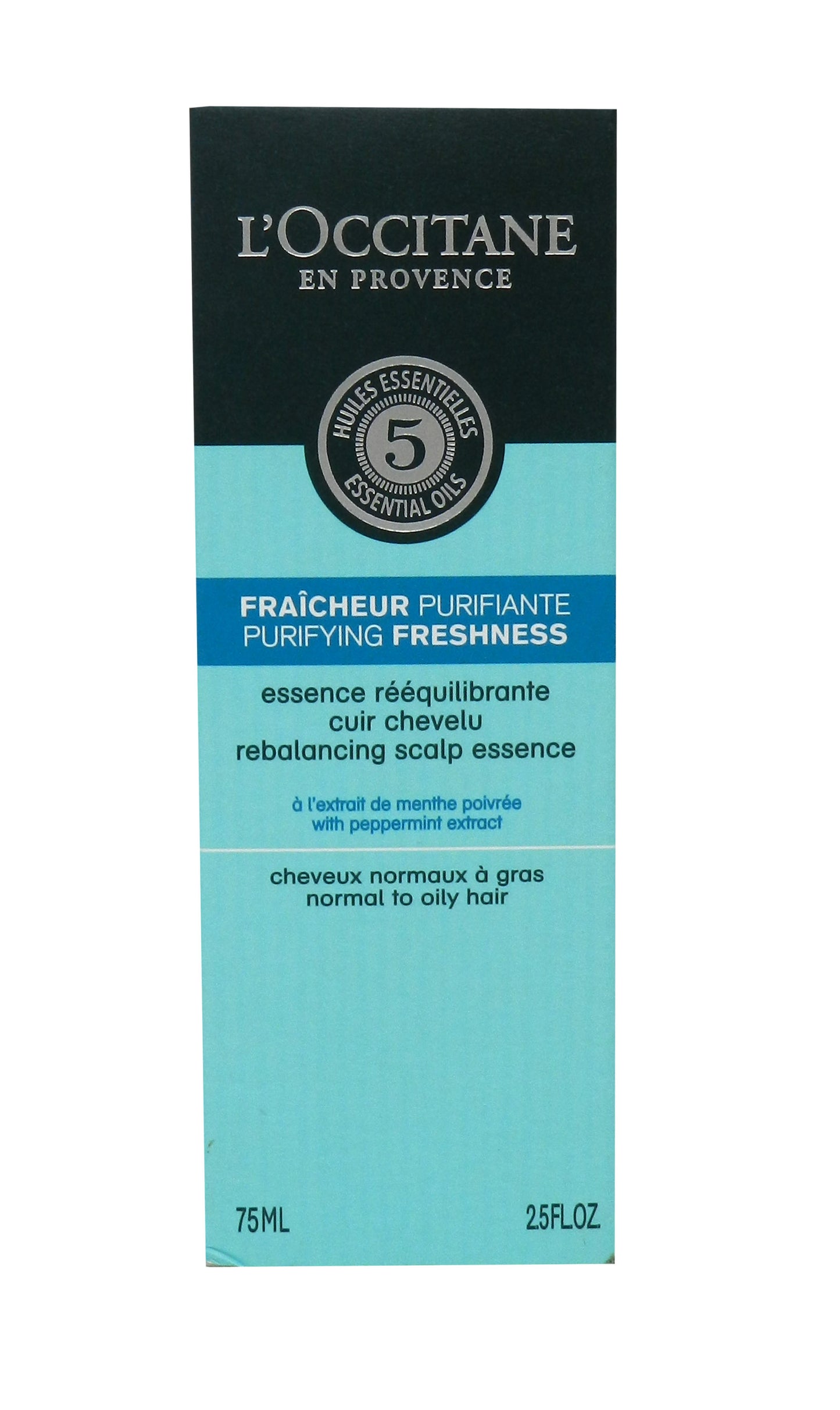 L'Occitane Purifying Freshness Rebalancing Scalp Essence 2.5 Ounces
