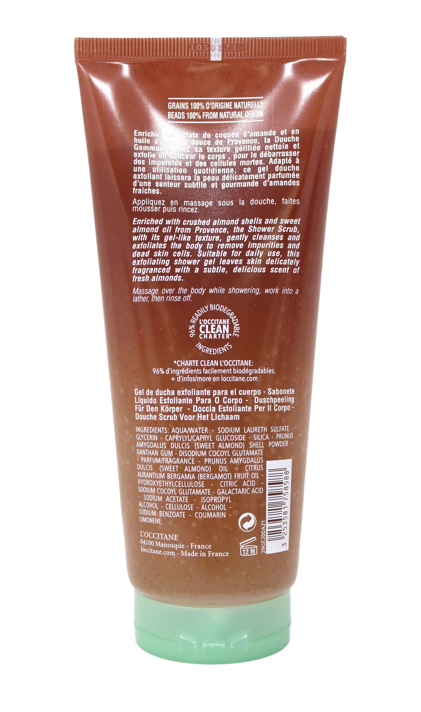L'Occitane Amande/Almond Shower Scrub 7.3 Ounce
