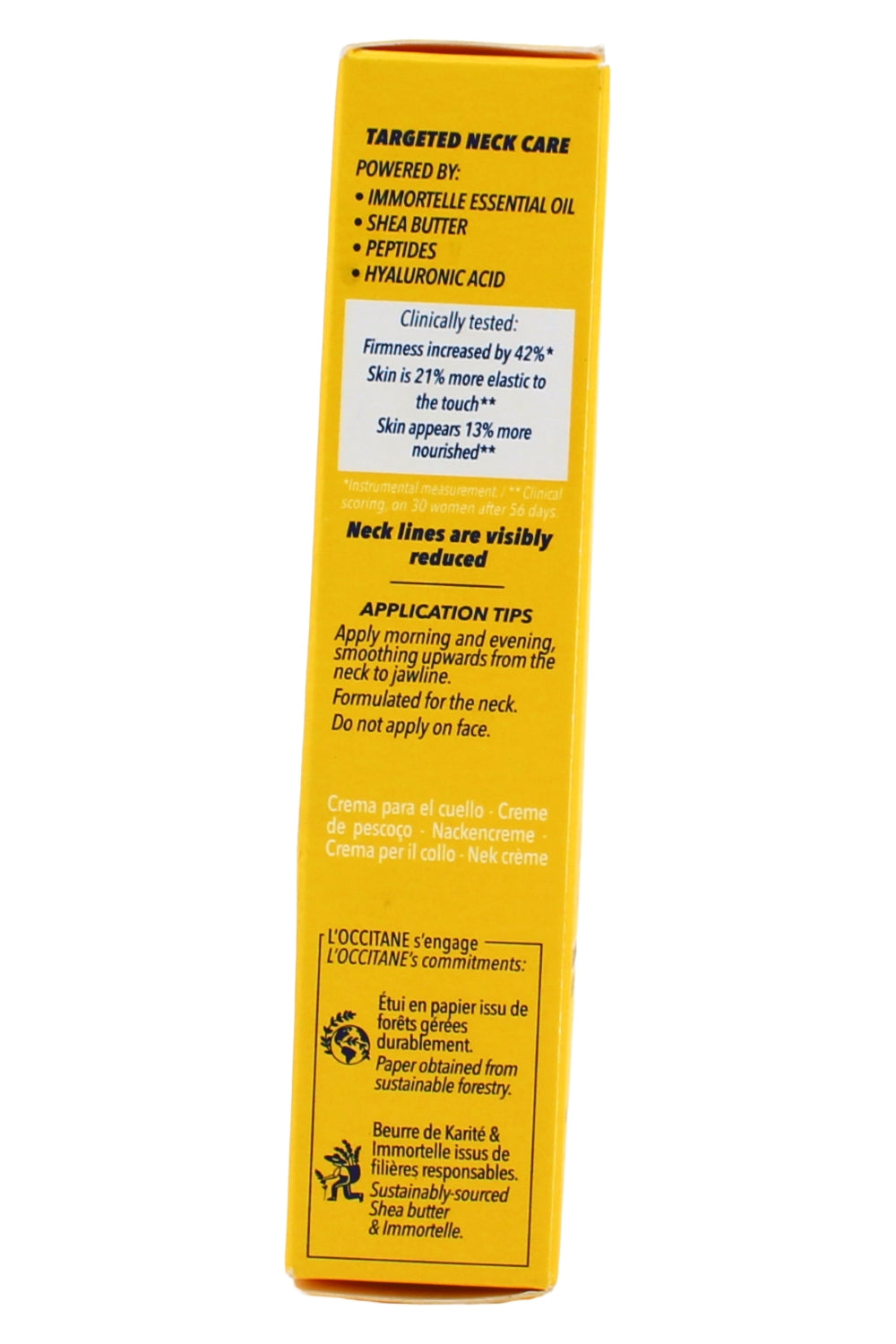 L'Occitane Immortelle Shea Neck Cream 1.7 oz