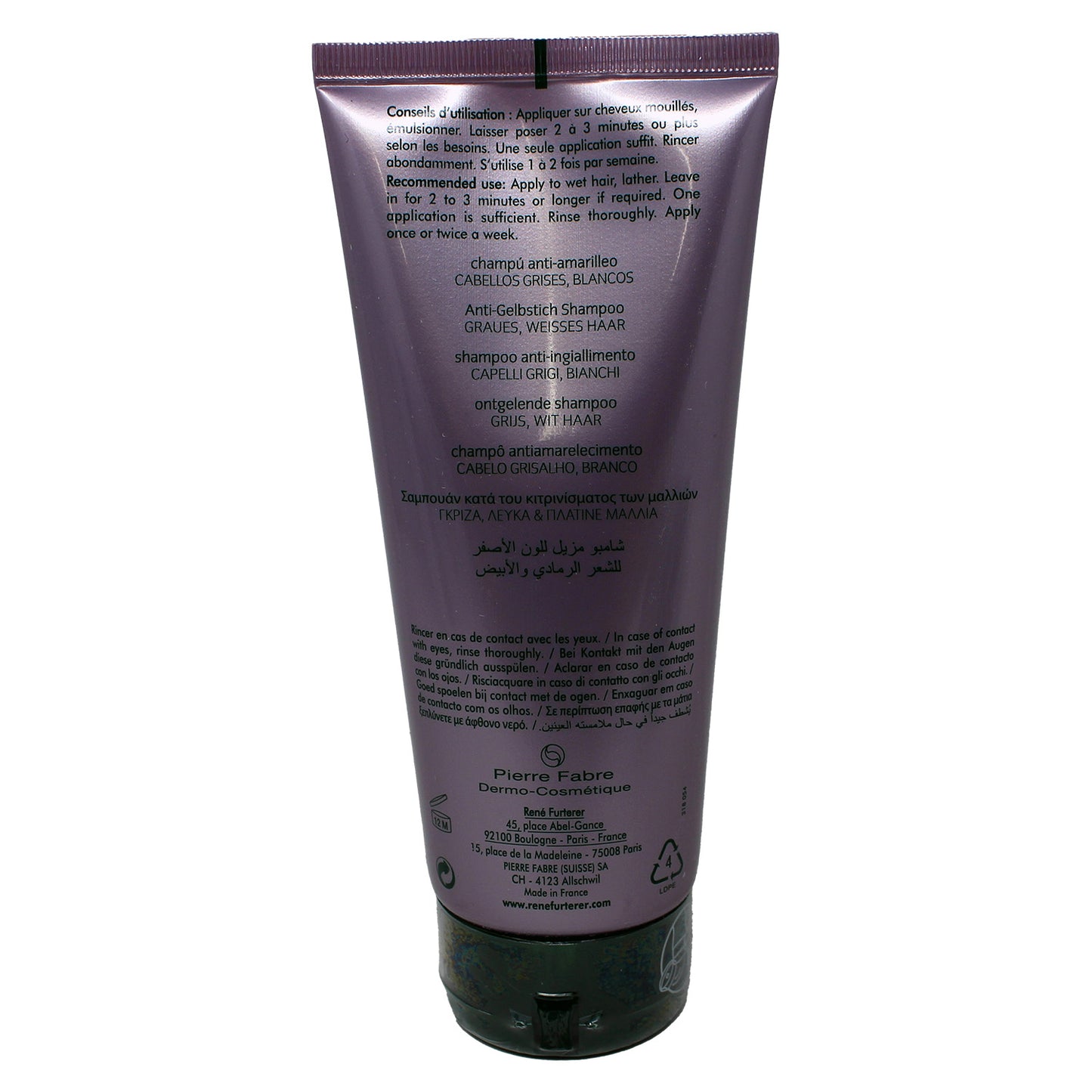 Rene Furterer Okara Silver Radiance Ritual Toning Shampoo 6.70 Fluid Ounces