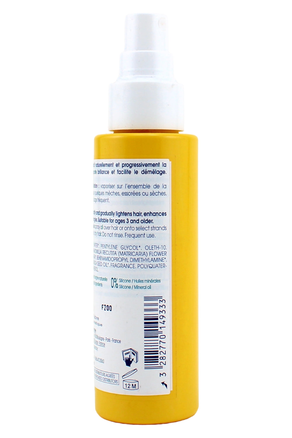 Klorane Brightening - Blonde Hair Spray with Chamomile 3.3 Ounce