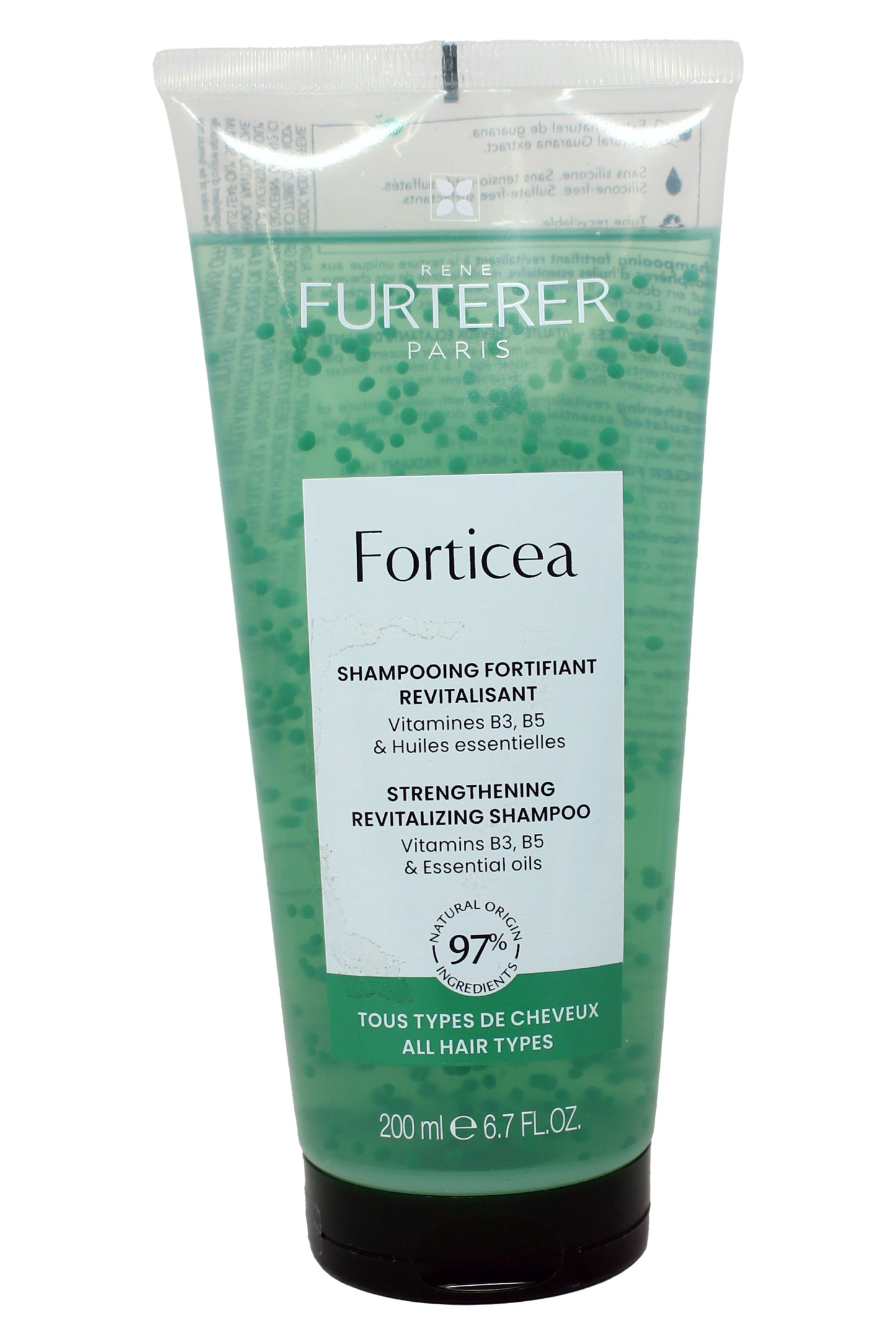 Rene Furterer Forticea Strengthening Revitalizing Shampoo 6.7 Ounces