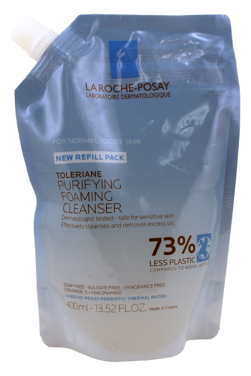 La Roche Posaay Toleriane Purifying Foaming Cleanser For Normal To Oily Skin Refill Pack 13.52 Fl Ounce