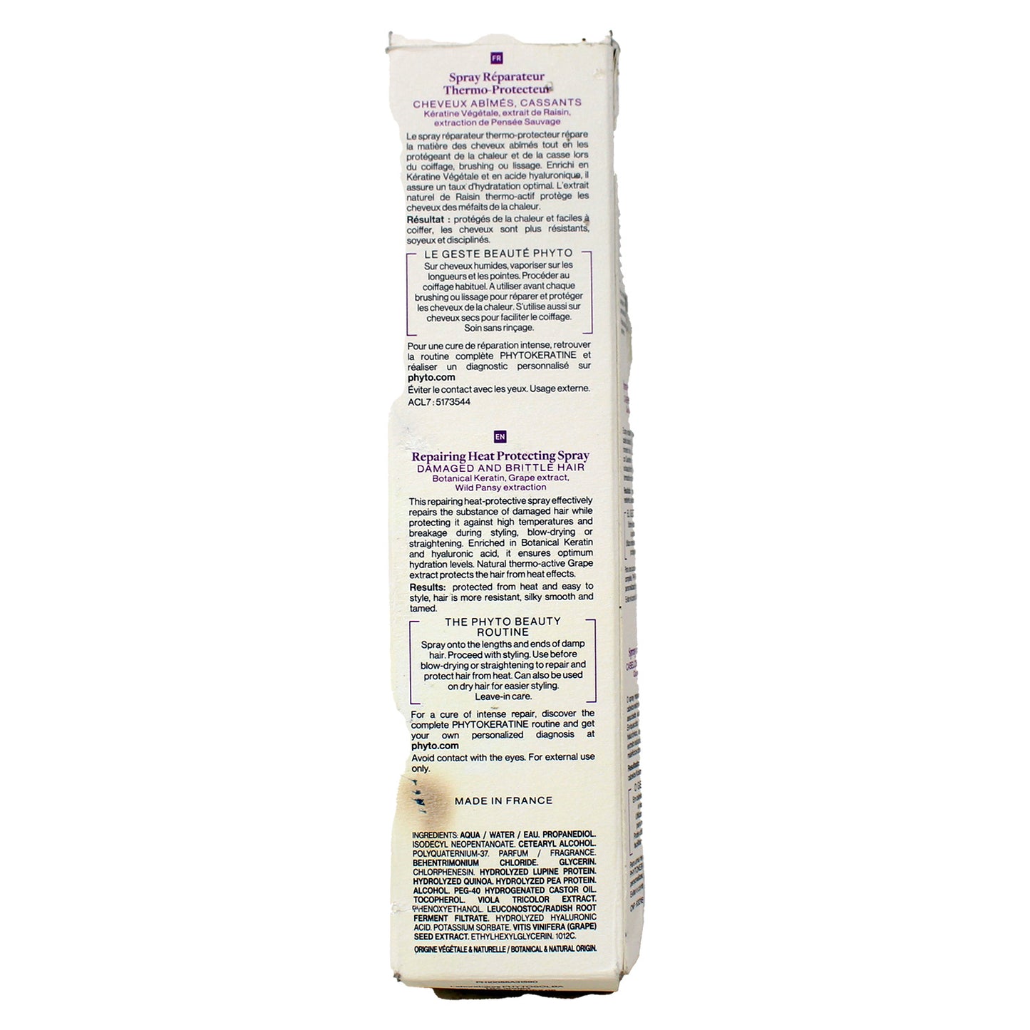 PHYTO Paris Phytokeratine Repairing Heat Protecting Spray, 5.07 fl. oz.