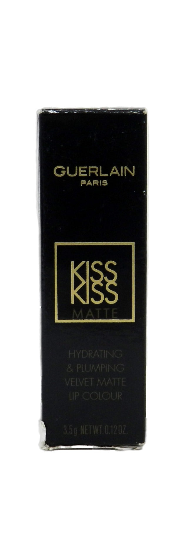 Guerlain KissKiss Velvet Matte Hydrating Lipstick M348 Hot Coral 0.12 Ounces