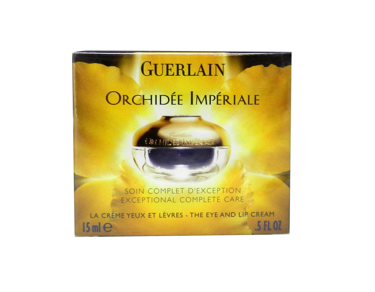 Guerlain Orchidee Imperiale Exceptional Complete Care Eye & Lip Cream 0.5 Ounces