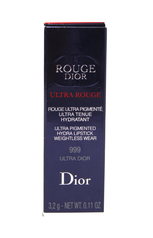 Dior Rouge Dior Ultra Rouge Hydra Lipstick #999 Ultra Dior 0.11 Ounces