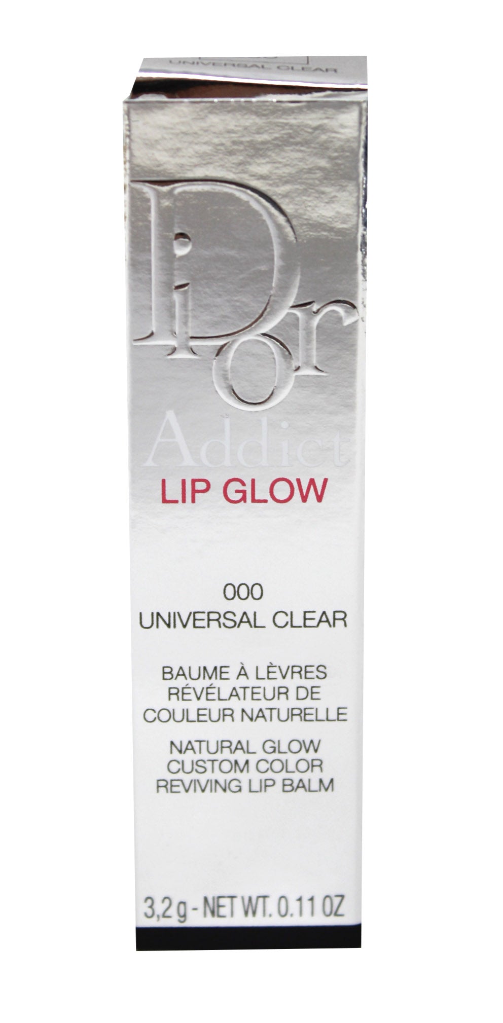 Christian Dior Addict Lip Glow #000 Universal Clear Lip Balm 0.11 Ounces