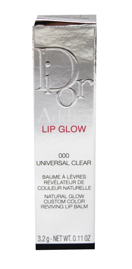 Christian Dior Addict Lip Glow #000 Universal Clear Lip Balm 0.11 Ounces