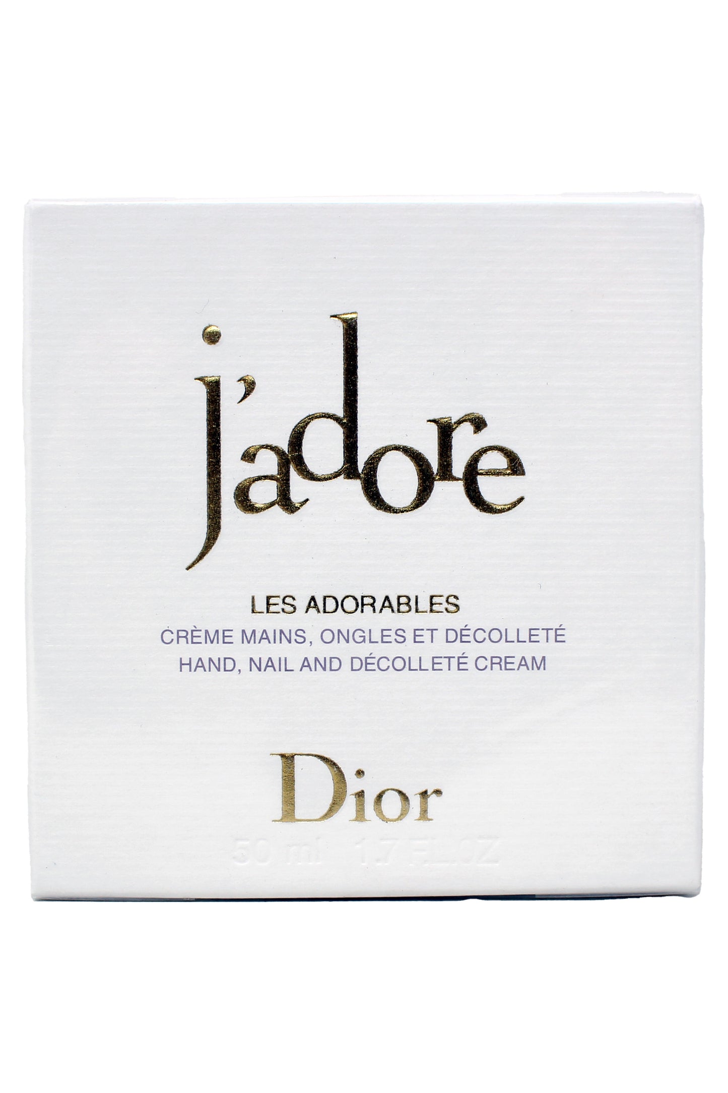 Christian Dior J'adore Les Adorables Hand Nail and Deecollete Cream 1.7 Fl Ounce