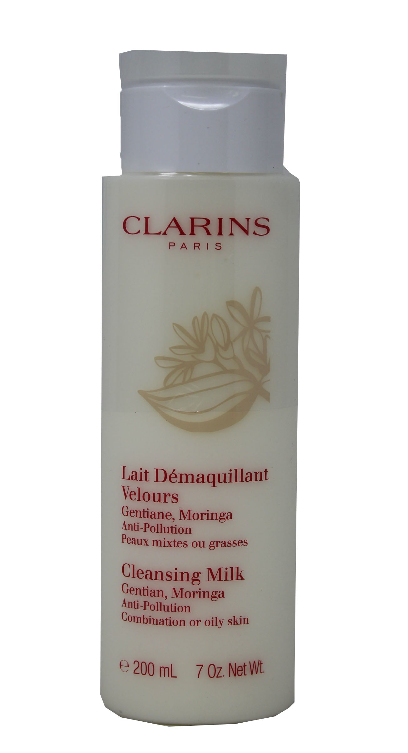 Clarins Anti-Pollution Cleansing Milk For Combination & Oily Skin 7 Ounces