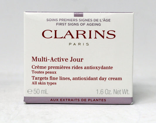 Clarins Multi-Active Jour Antioxidant Day Cream All Skin Types 1.6 Ounces