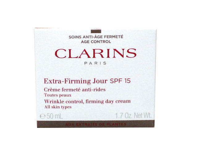 Clarins Extra-Firming Jour SPF 15 Day Cream All Skin Types 1.7 Ounce