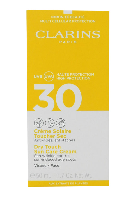 Clarins Dry Touch Sun Care Cream UV SPF 30, 1.7 Ounces
