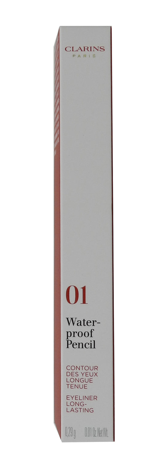 Clarins Waterproof Pencil Eyeliner 01 Black Tulip 0.01 Ounces