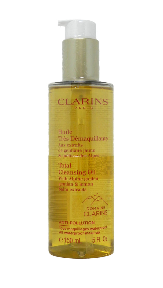Clarins Total Cleansing Oil With Alpine Golden Gentian & Lemon Balm Extract 5 Oz