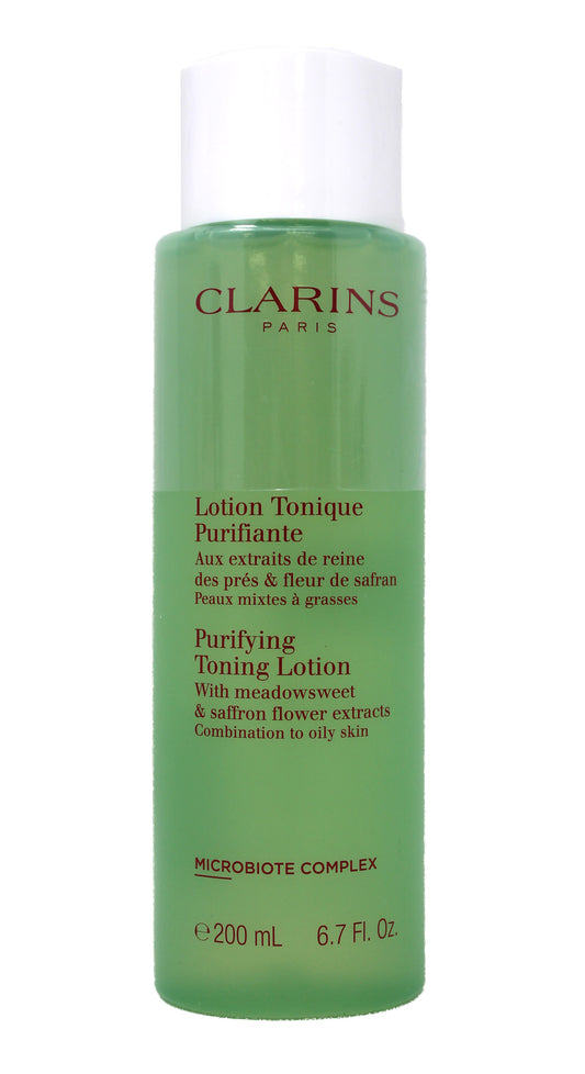 Clarins Purifying Toning Lotion For Combination & Oily Skin 6.7 Ounces