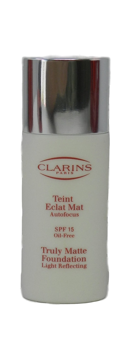 Clarins True Matte Light Reflecting Foundation 12.5 Toasted Almond 1.06 Ounces