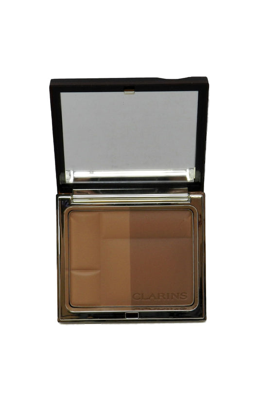 Clarins Bronzing Duo Mineral Powder Compact SPF 15, 03 Dark 0.35 Ounces