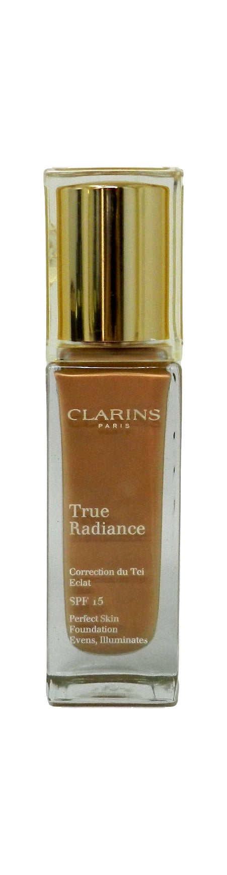 Clarins True Radiance 110.5 Almond SPF15 Perfect Skin Foundation 1.1 Ounce