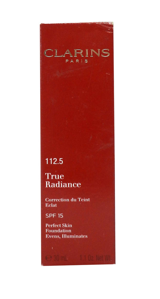 Clarins True Radiance Perfect Skin Foundation 112.5 Caramel 1.1 Ounce