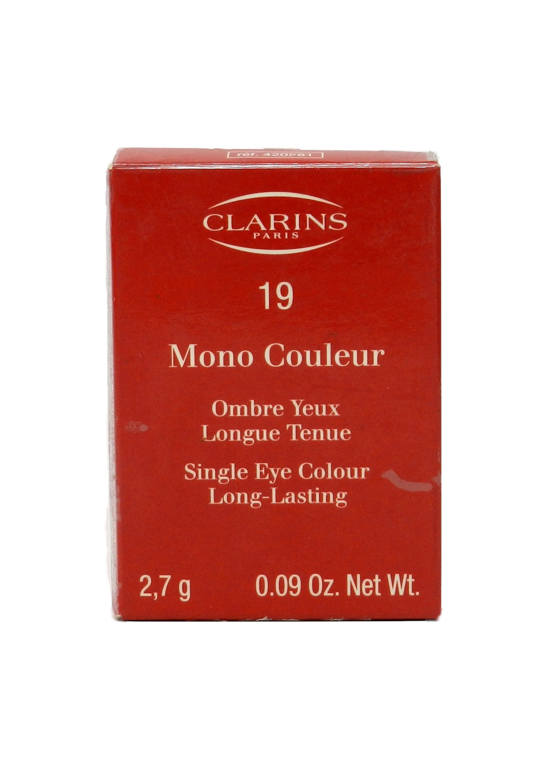 Clarins Long-Lasting Single Eye Colour 19 Ice Blue 0.09 Ounces