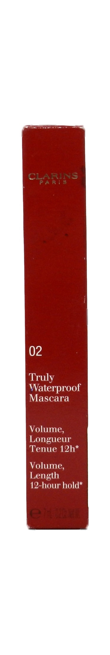 Clarins Truly Waterproof 12HR Hold Mascara 02 Curacao 0.2 Ounces